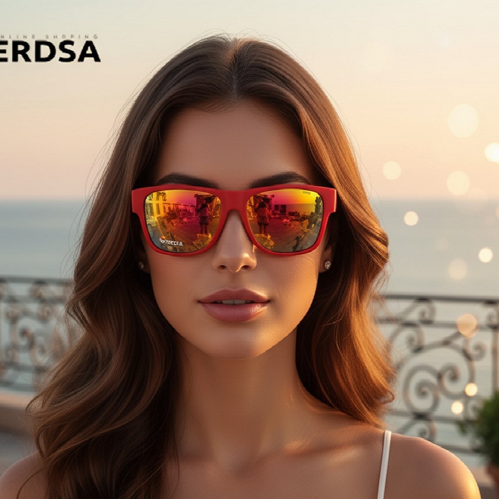 عینک آفتابی زنانه و مردانه FOX براق کد 1404 شیک  عینک آفتابی زنانه و مردانه FOX براق کد 1404 شیک