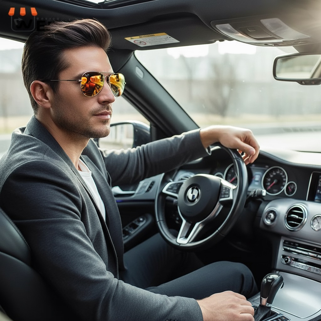 عینک ری بن مردانه شیشه زرد b2457 کد 1484 عینک ری بن مردانه شیشه زرد b2457 کد 1484